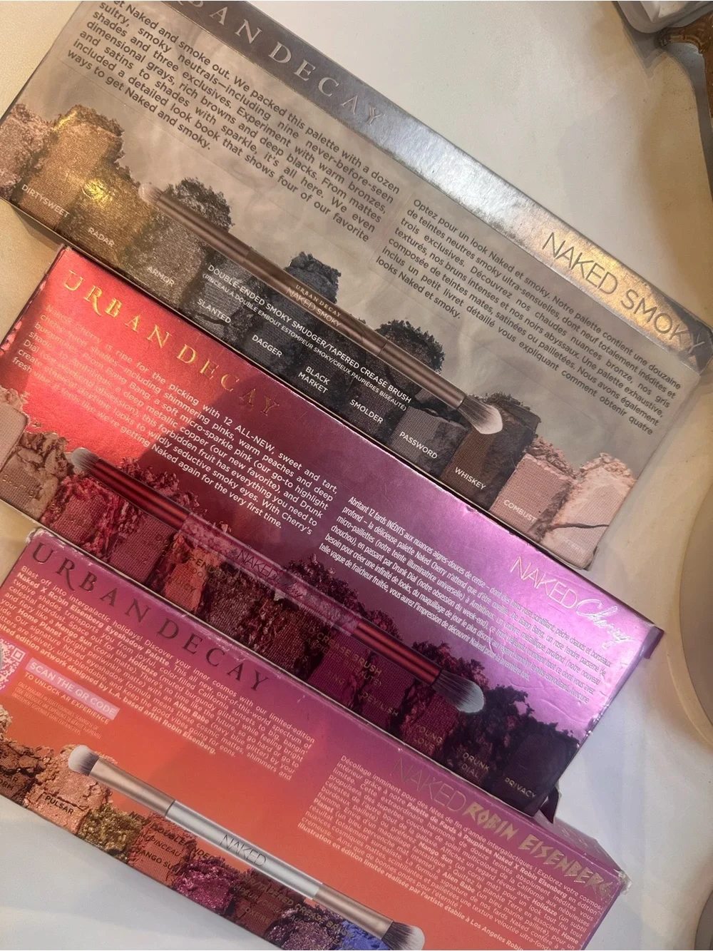 Urban Decay Eyeshadow Palette Trio — Collectors editions Trio-
